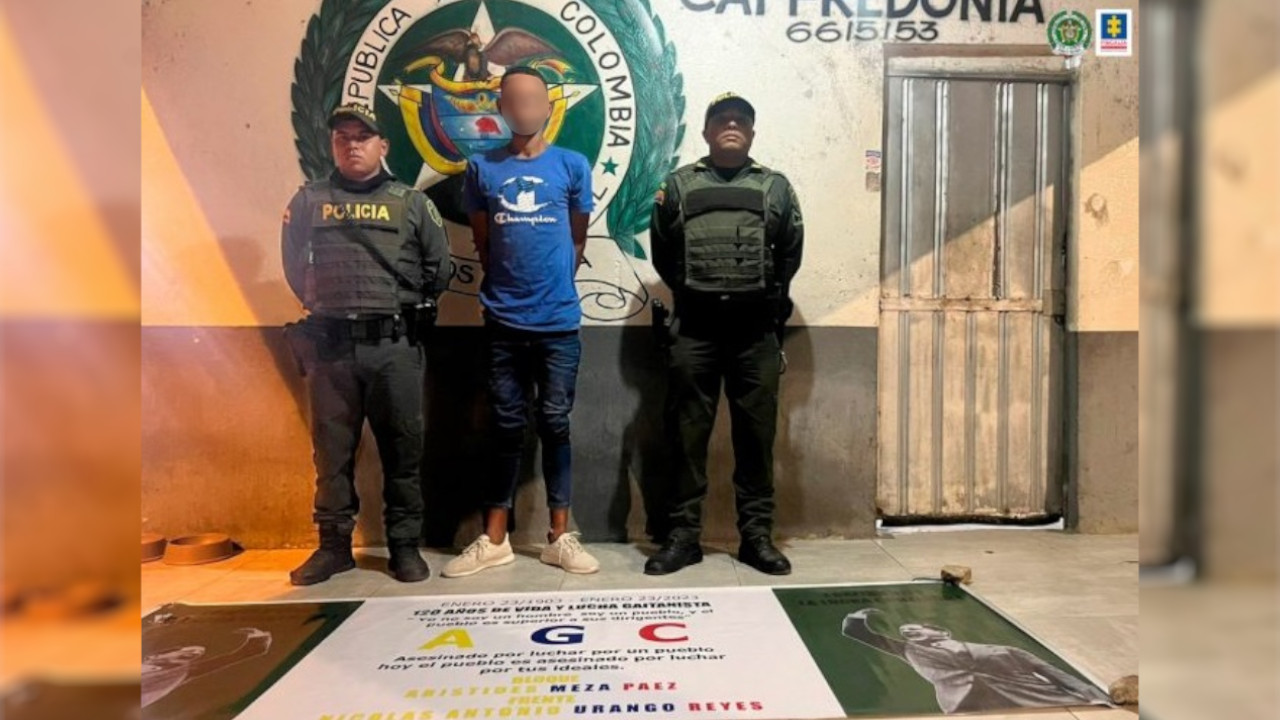 Más capturas por pendones con mensaje de la AGC