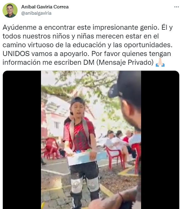 "No era el niño calculadora, sino el niño actor": Video viral resultó ser libreteado 4 anibal gaviria