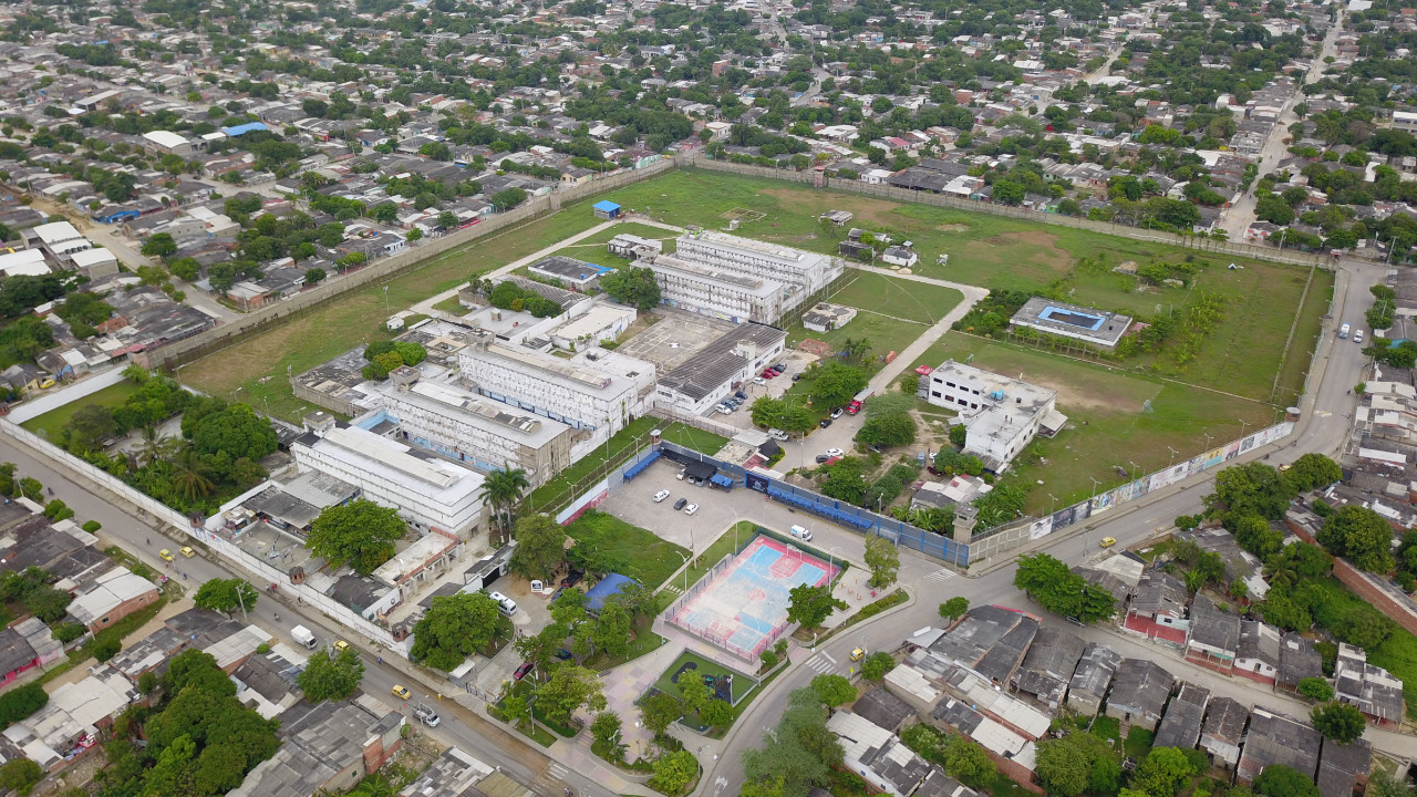 Cerraron el pabellón de funcionarios públicos de la cárcel El Bosque de Barranquilla