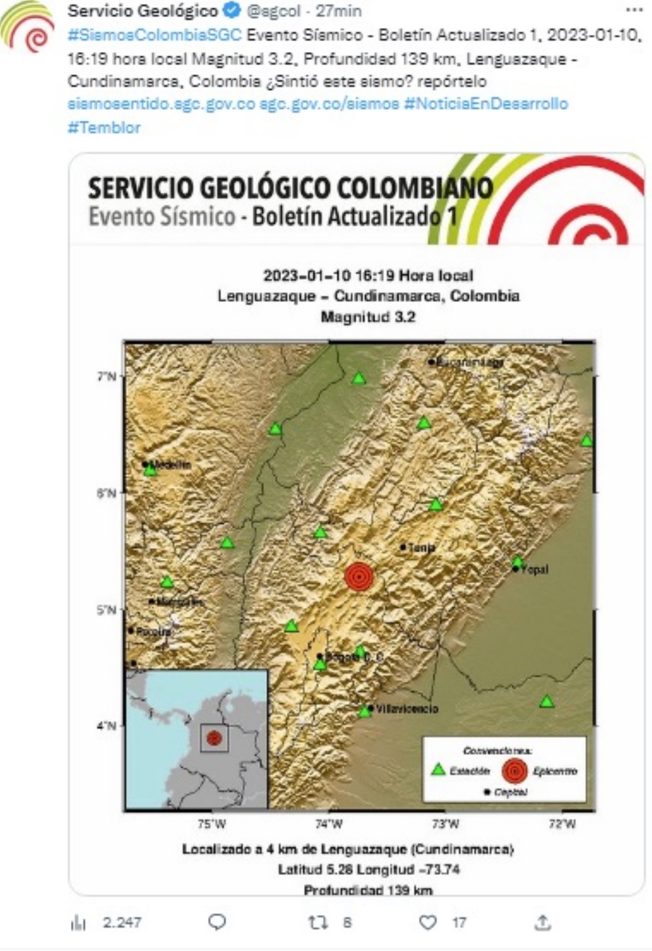 Martes movidito, tres sismos en la tarde de este 10 de enero 2 sismo temblor martes 10 de enero 3