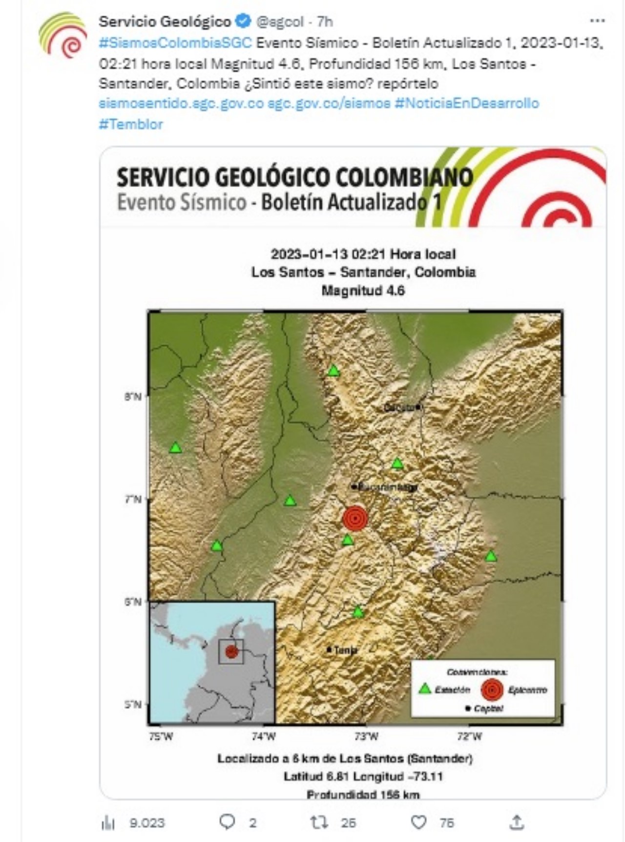 En varias regiones del país sintieron el temblor de este viernes 2 temblor sismo 13 de enero viernes 1