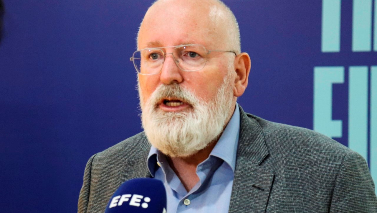 vicepresidente ejecutivo de la Comision Europea para el Pacto Verde Frans Timmermans