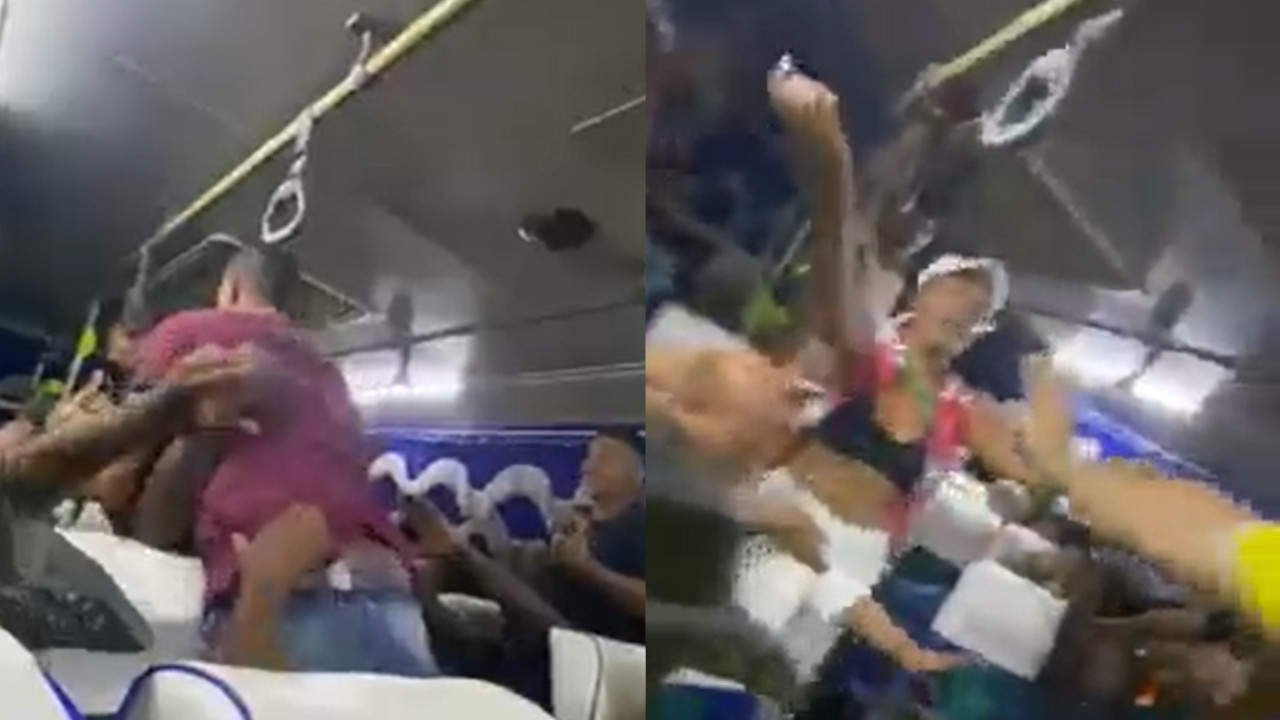 [VIDEO] “Tremenda muñequera” se presentó en bus que se dirigía a Barranquilla
