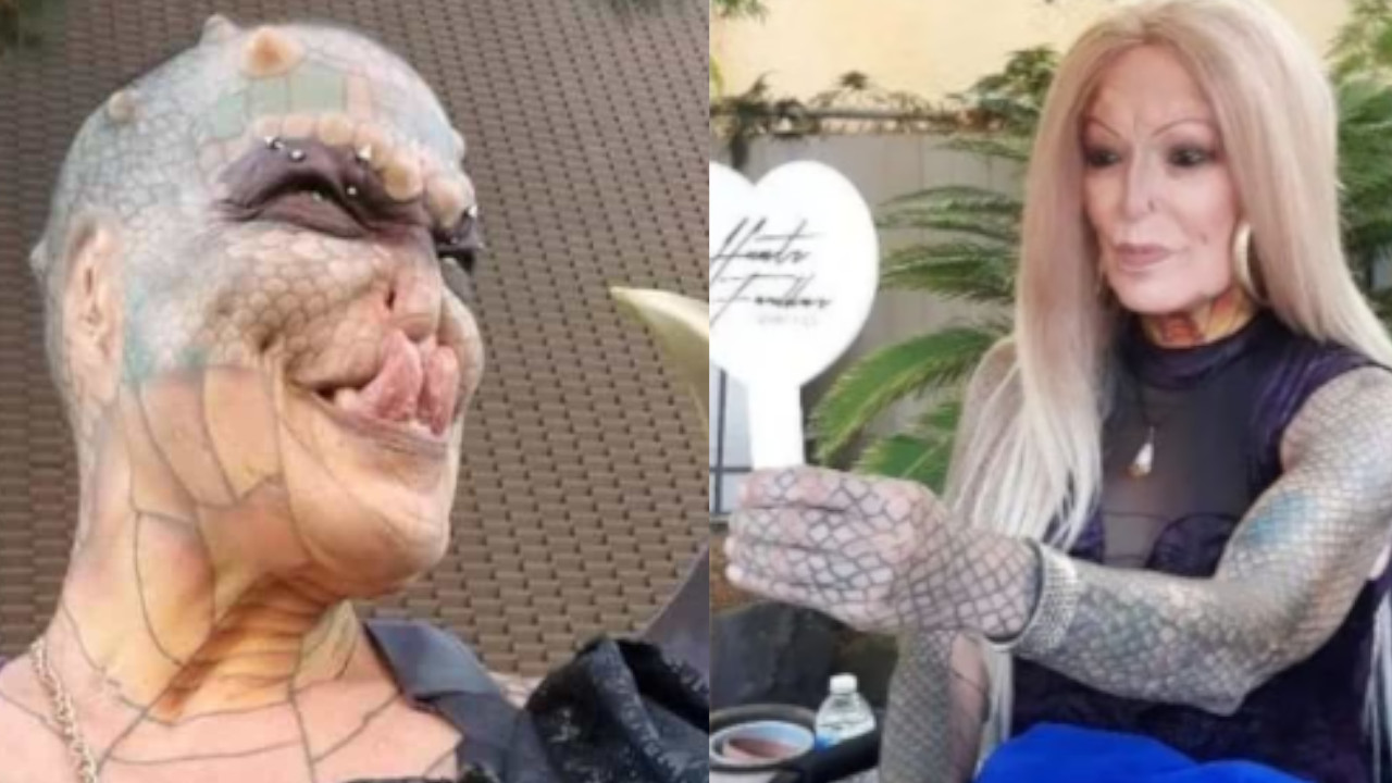 Pensionado gasto casi 400 millones para convertirse en "dragón no binario"