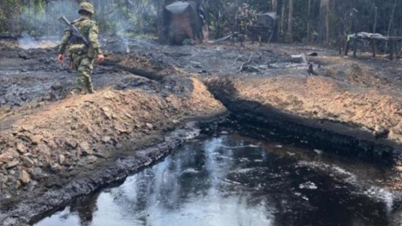 Ejército ubicó refinería ilegal del ELN en zona de frontera con Venezuela