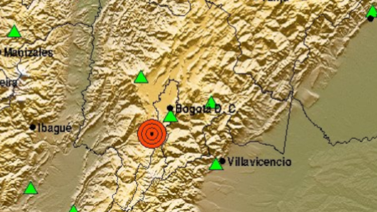 Temblor de 3.7 grados sacude Cundinamarca