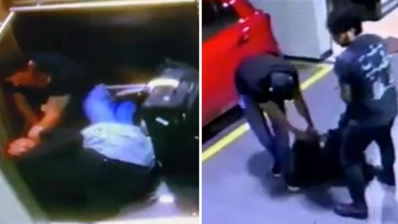 Nuevos detalles de la brutal golpiza del periodista Barona a su expareja dentro de un ascensor