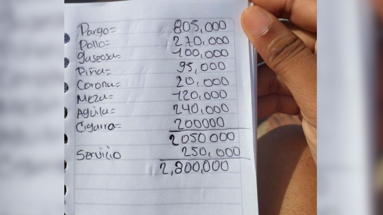 Vuelven los cobros excesivos en Cartagena: a turistas les iban a meter un pargo a $805.000