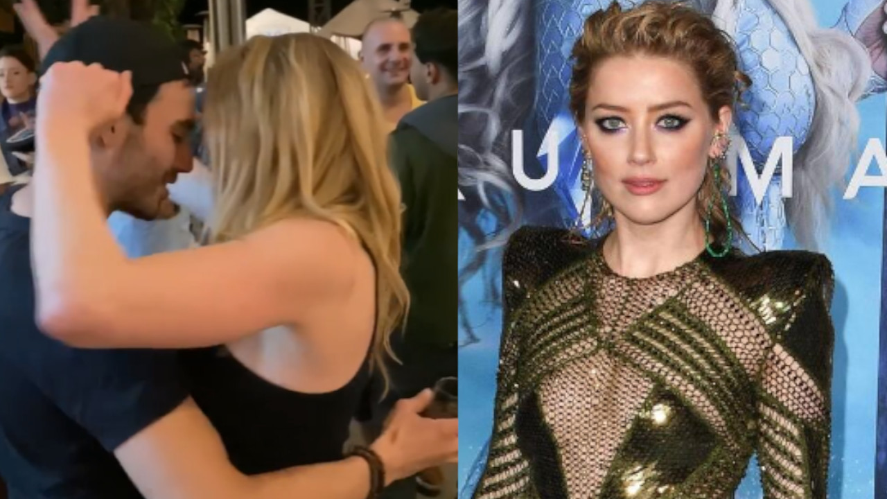 Quién es el afortunado que bailó con Amber Heard, exesposa de Johnny Deep