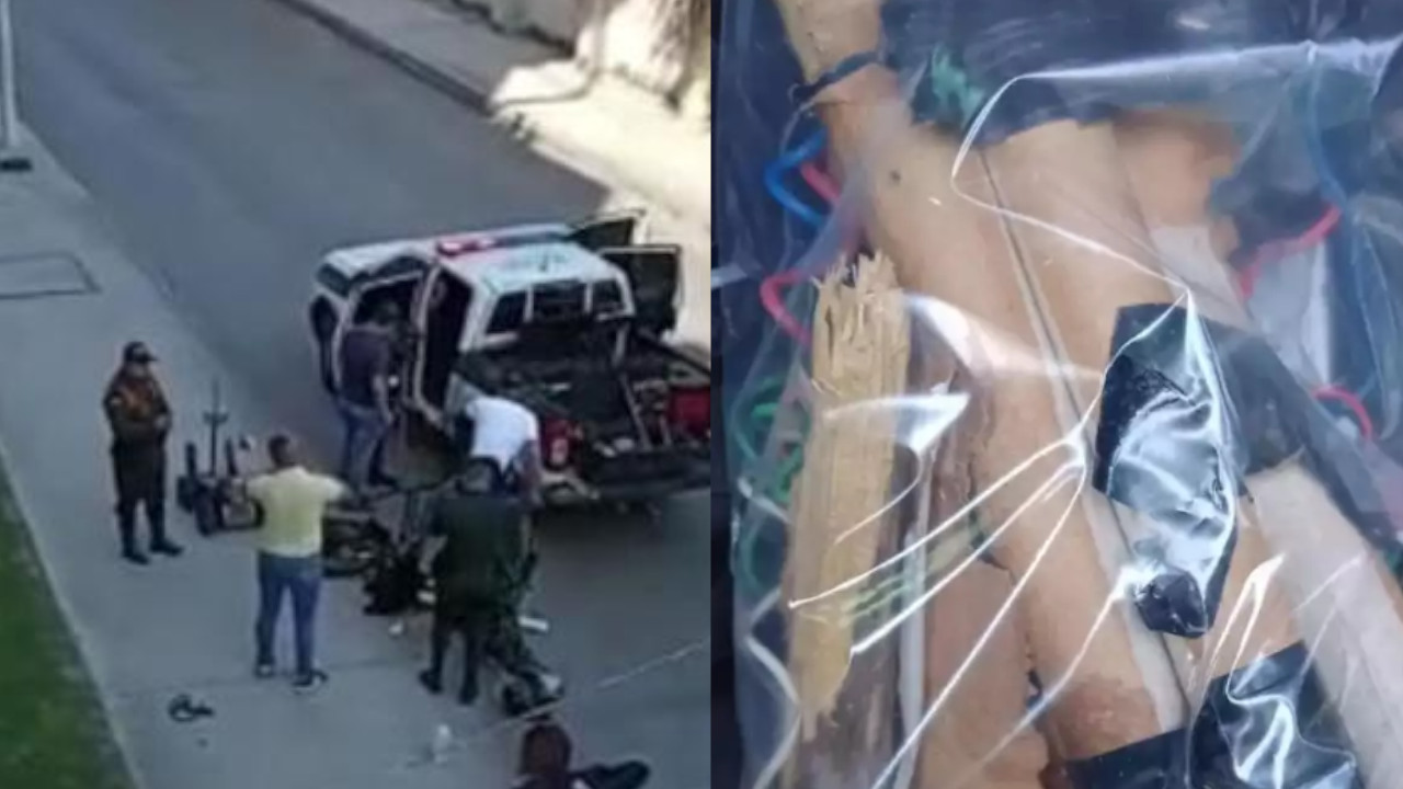 Delincuentes robaron un carro de valores con falsa bomba en Soledad, Atlántico