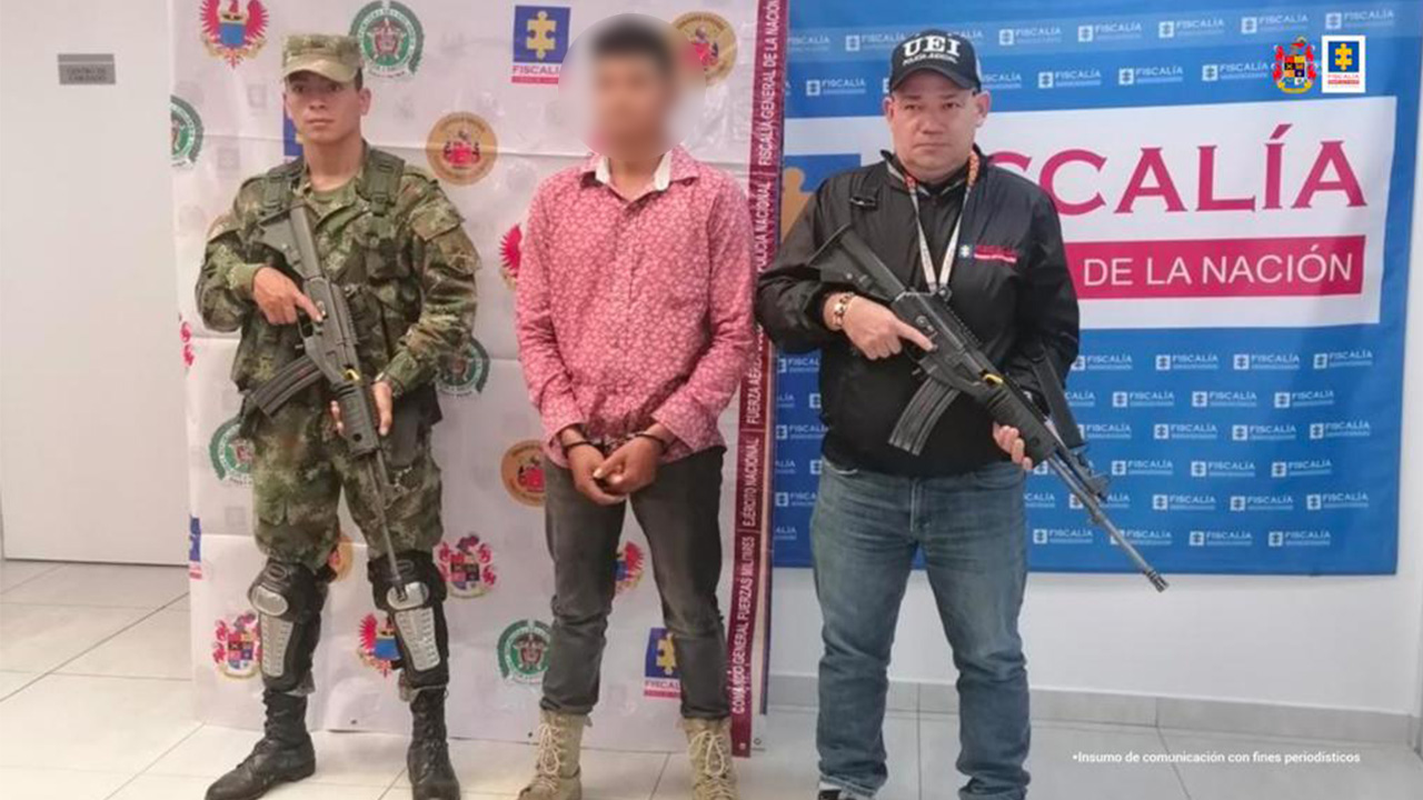 A la cárcel alias 'Gafas', señalado integrante de las disidencias de las FARC
