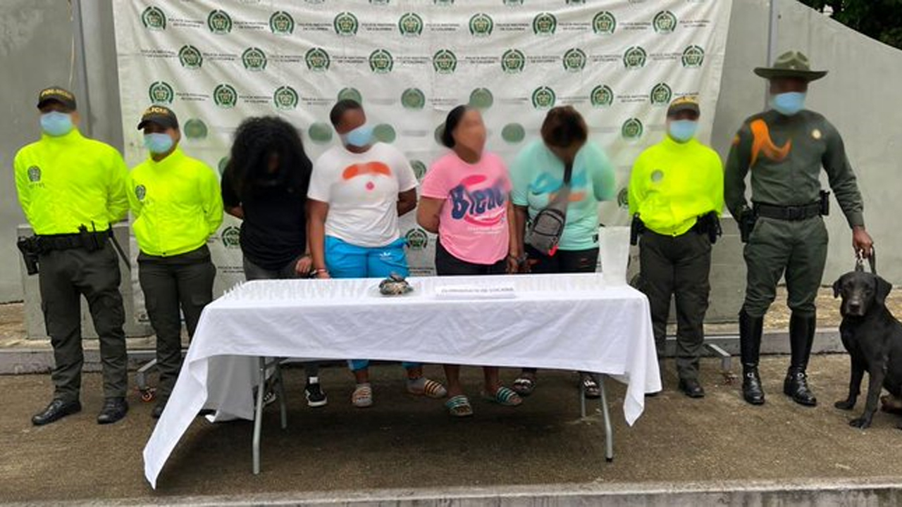 Cuatro presuntas jíbaras fueron capturadas en Quibdó