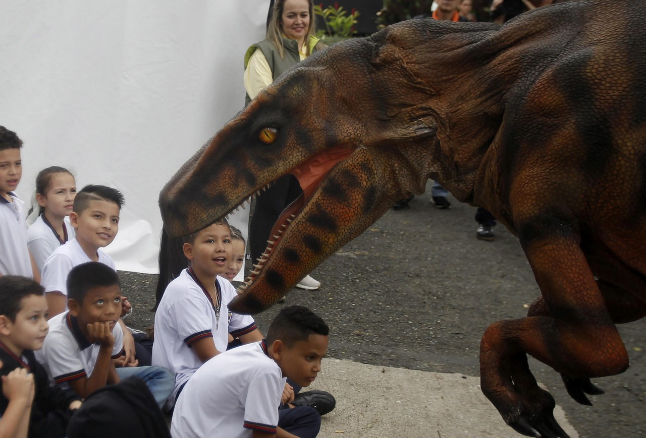Dinosaurios y dragones animatrónicos inician un viaje mágico en Medellín 3 Dinosaurios y dragones animatronicos inician un viaje magico en Medellin 2