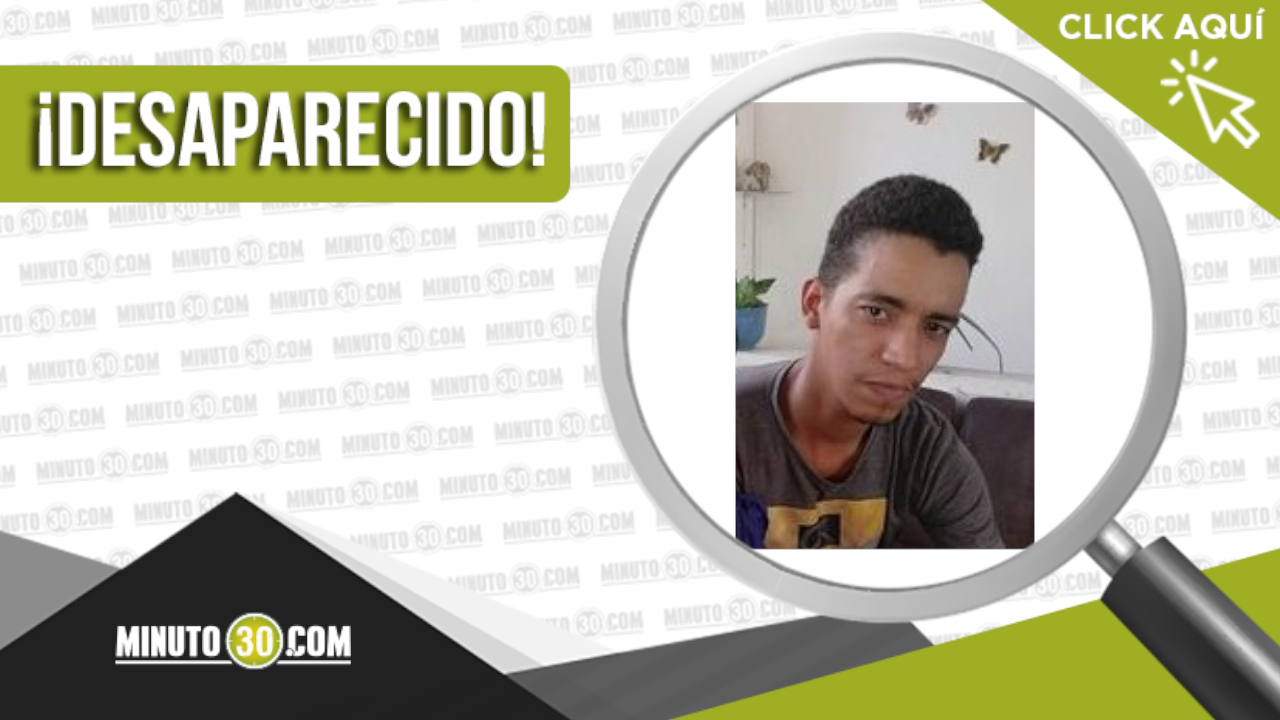 Jhonatan Andres Tabares Pulgarín desapareció en Medellín
