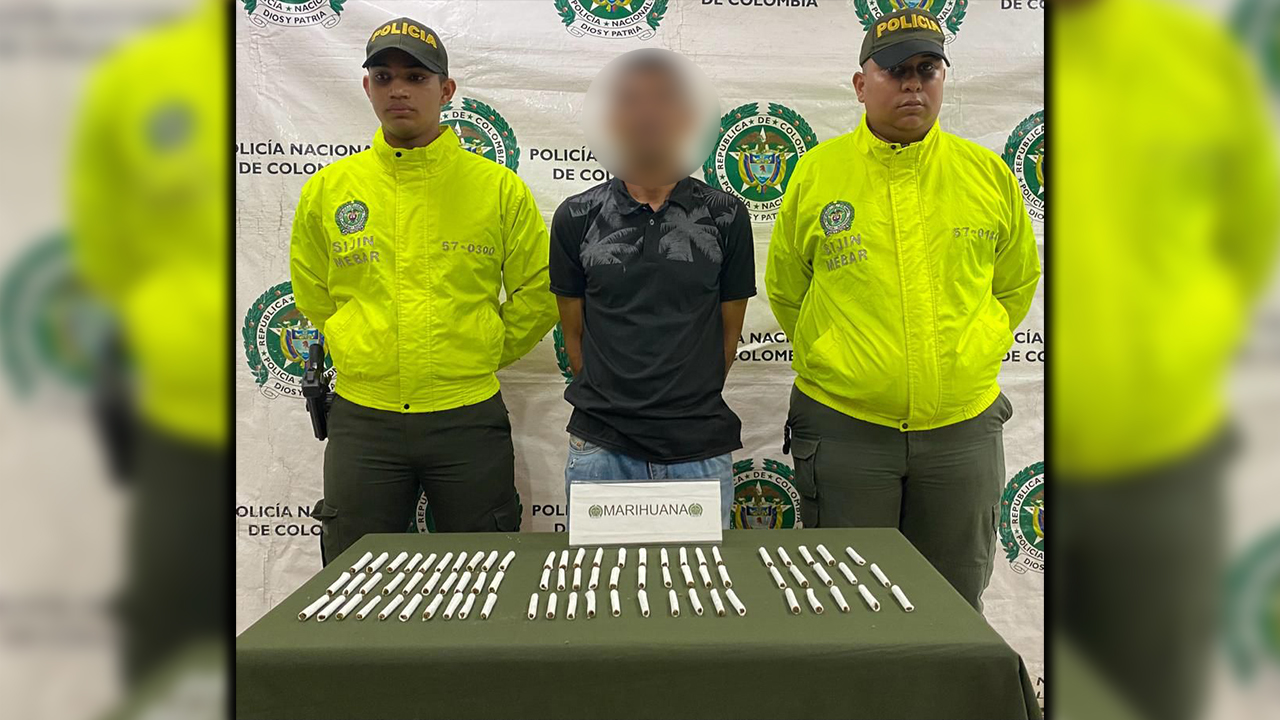 La dosis personal de 80 días Presunto jíbaro capturado en Barranquilla