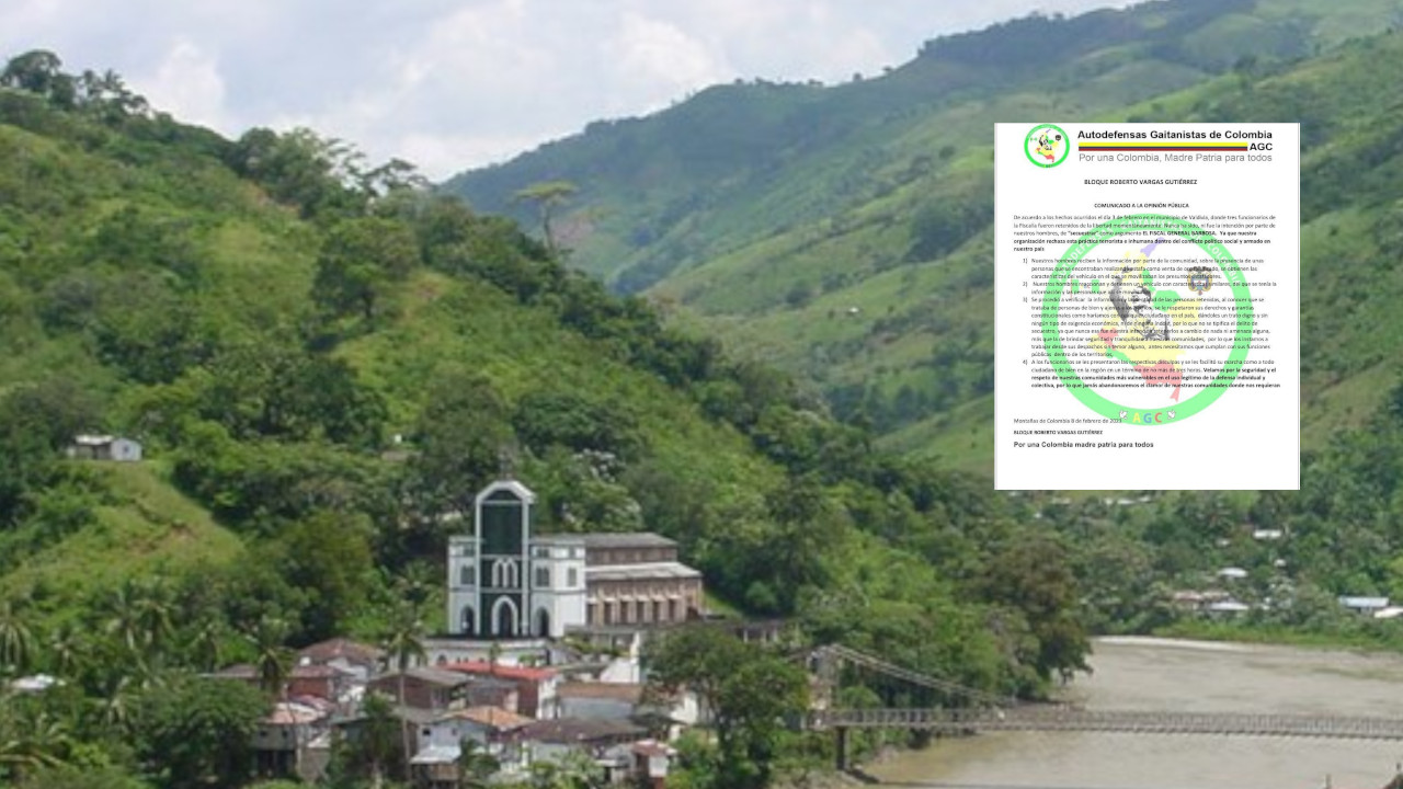 Las AGC se pronunciaron sobre el secuestro de los fiscales en Antioquia