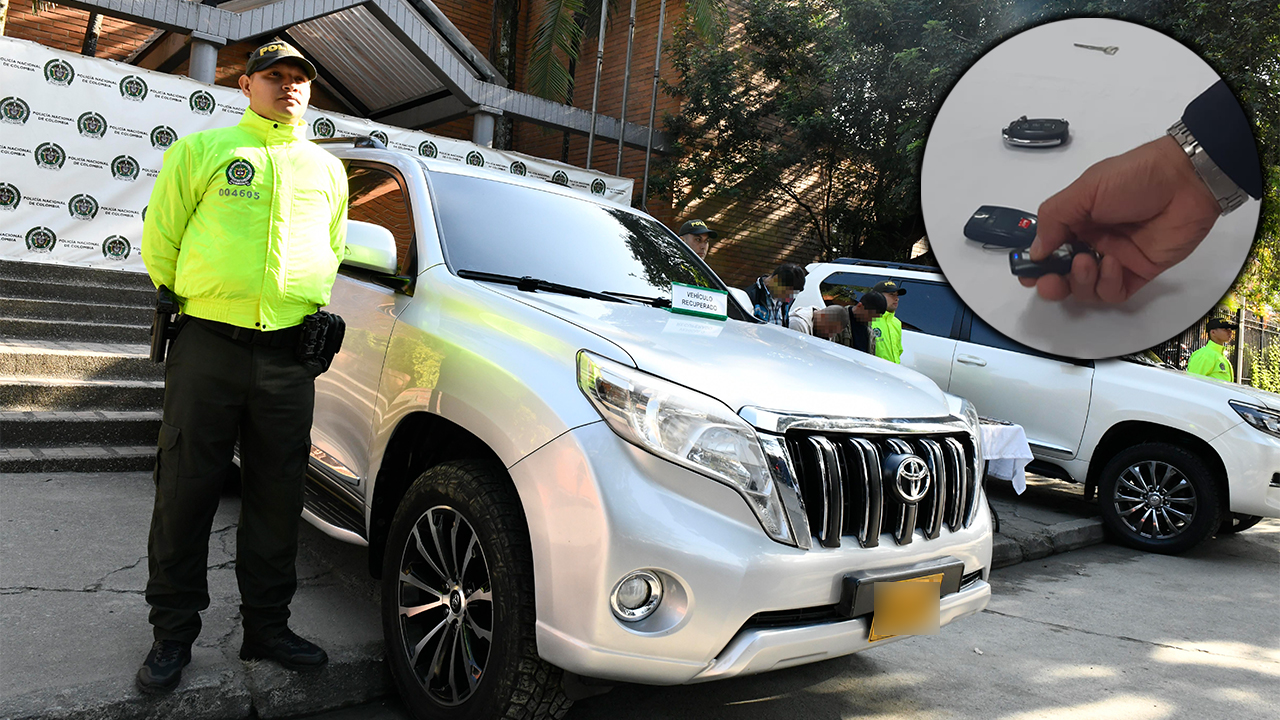 [VIDEO] Presuntos ladrones de carros en Medellín estaban usando controles que abren las puertas de una