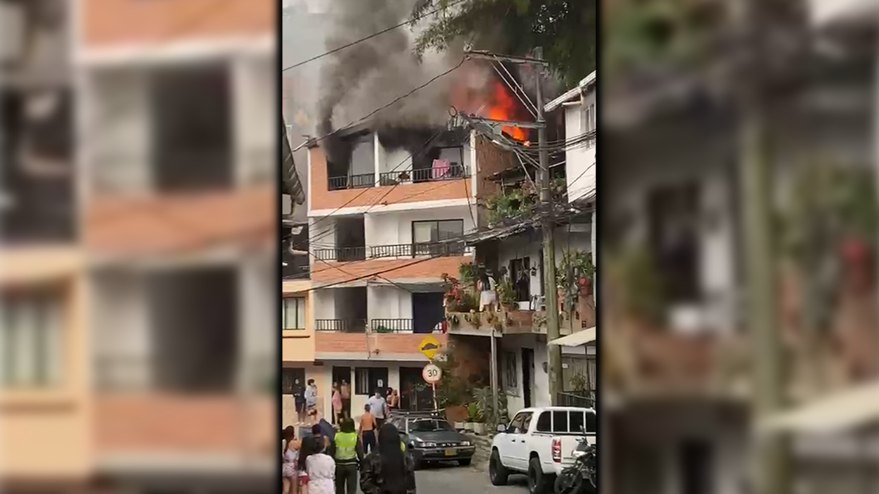 [VIDEO] ¡Qué candelazo! Se estaba prendiendo una casa en San Javier