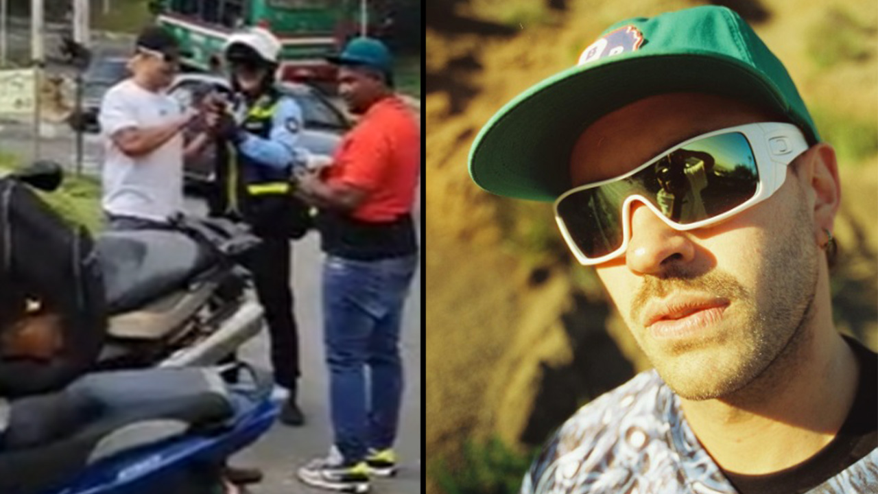 VIDEO Le cobraron multa a Feid por no llevar casco Las redes no perdonan y el transito menos