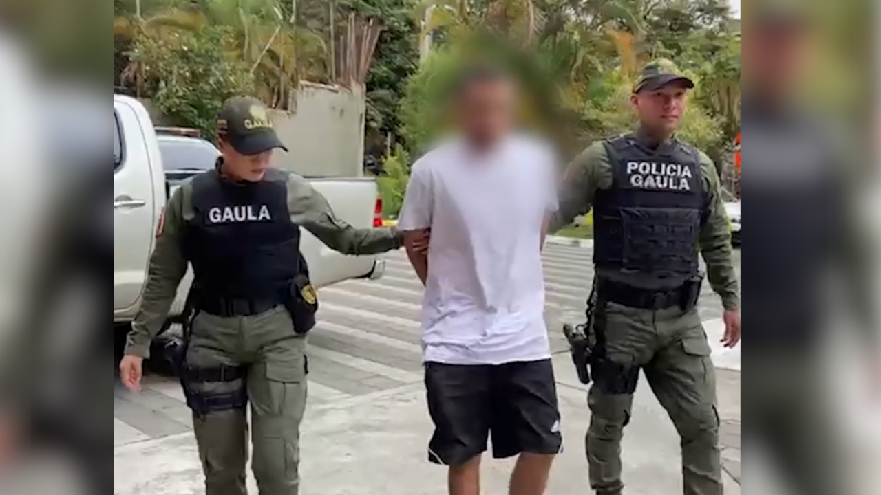 [VIDEO] Siete presuntos extorsionistas fueron capturados en el Valle de Aburrá