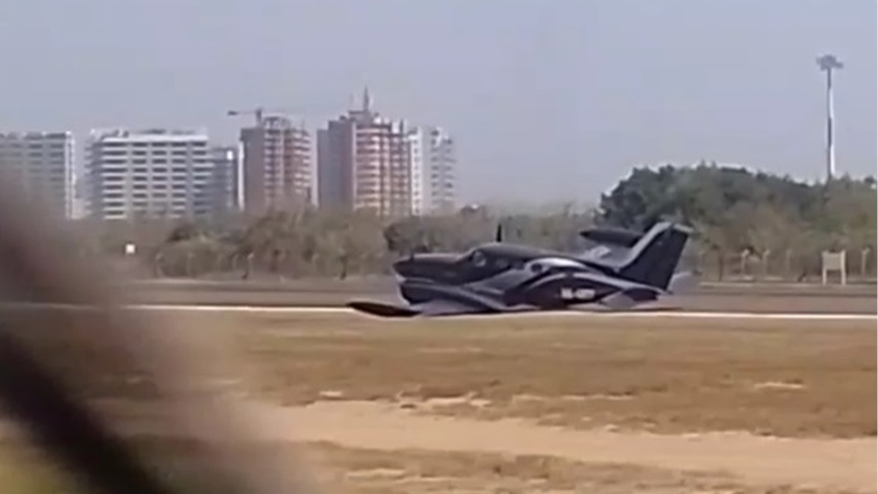 [VIDEO] Una avioneta se accidentó en Cartagena cuando iba aterrizando