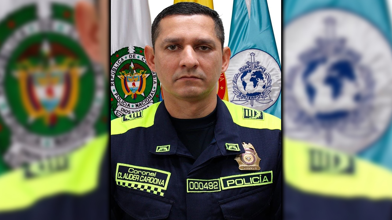 Capturaron al coronel Clauder Cardona, comandante de la Policía del Chocó