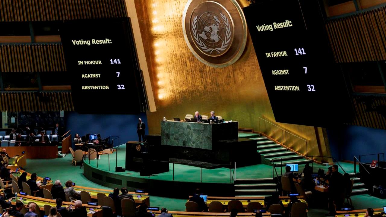 La resolución que pide la retirada de Rusia cosecha 141 votos en la Asamblea de la ONU