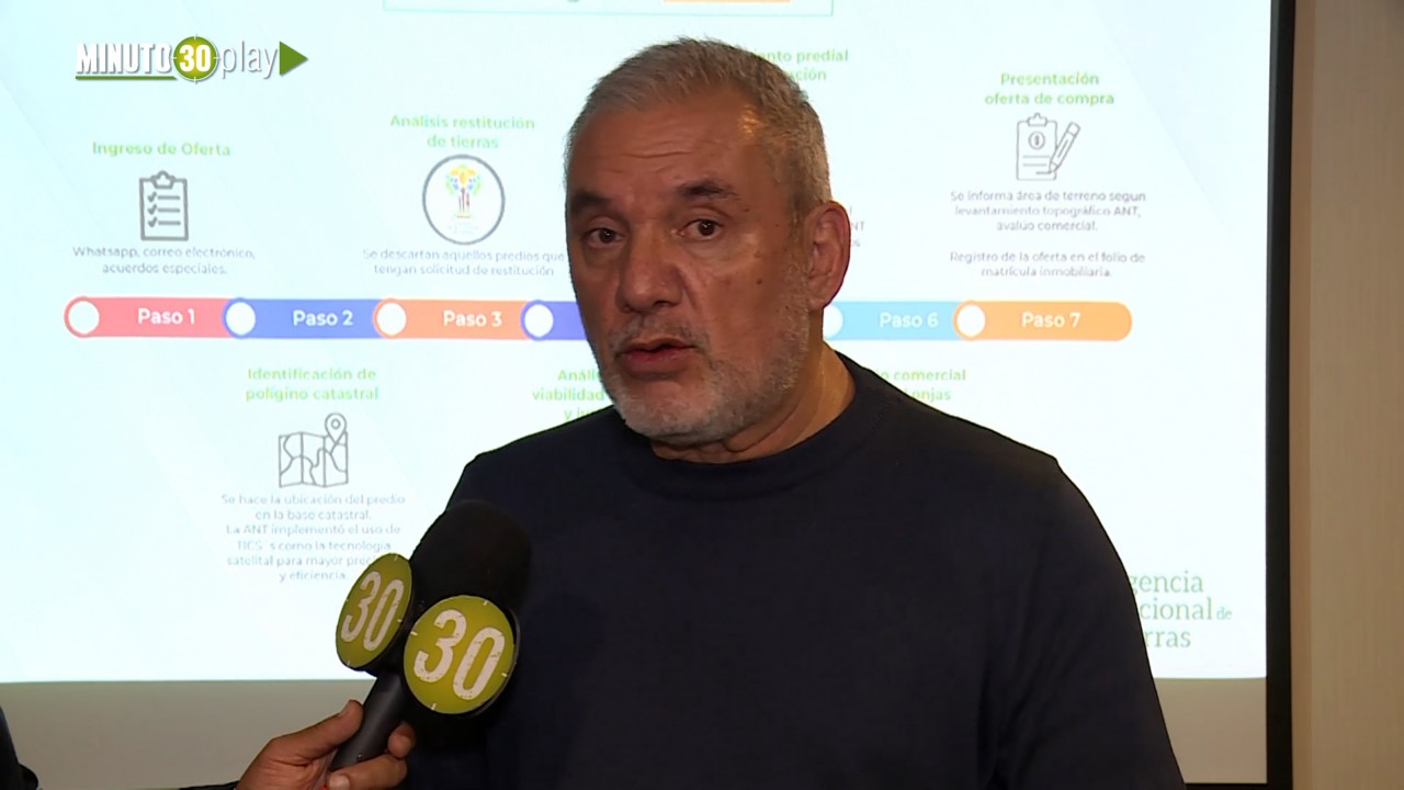 [VIDEO] ANT: De 2.321 predios ofrecidos, 638 no sirven