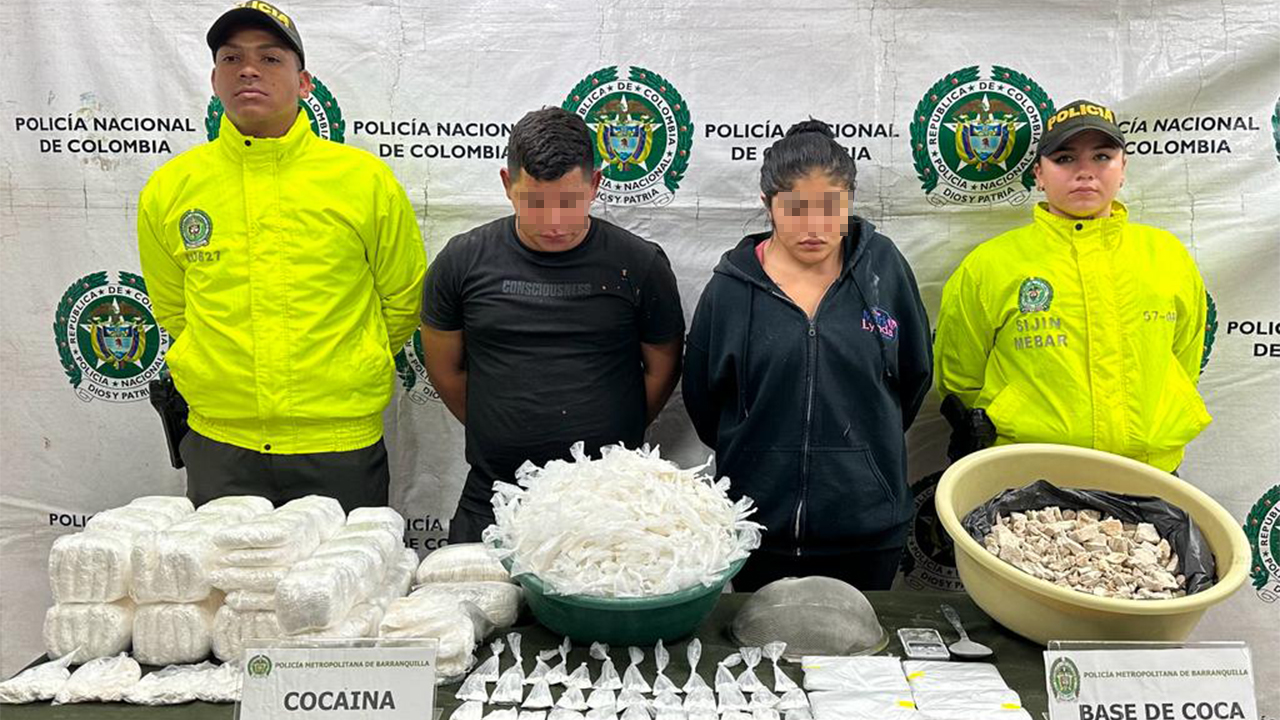 Capturan a una pareja con 15 mil dosis de droga listas para ser vendidas