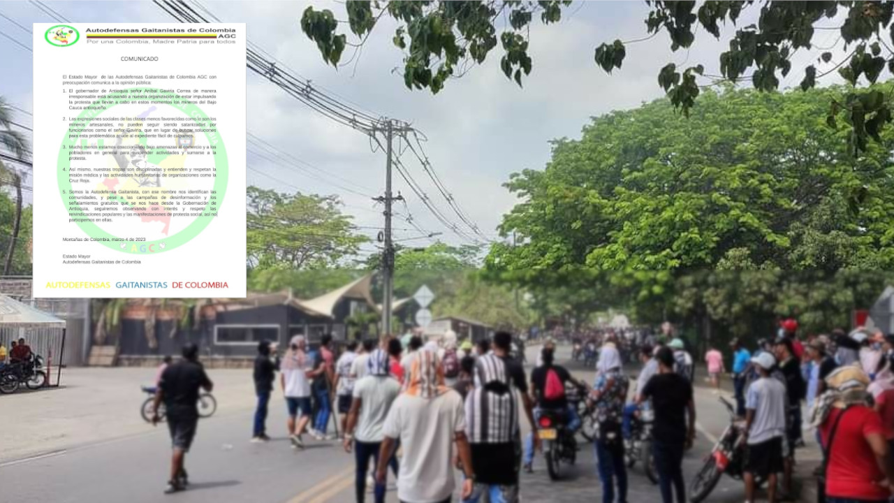 El ‘Clan del Golfo’ le respondió al Gobernador de Antioquia