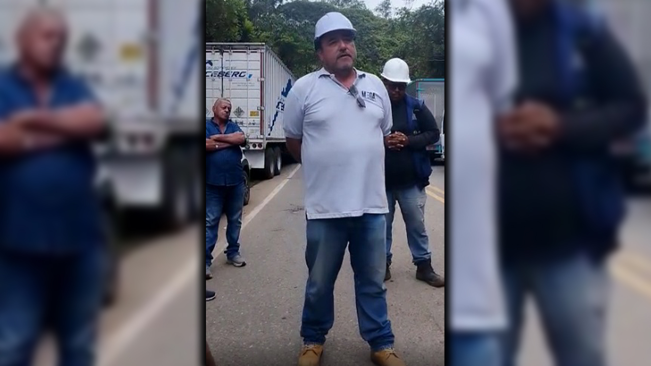 Con video aseguran que está cerrada la Medellín - Bogotá desde El Santuario hasta Puerto Triunfo