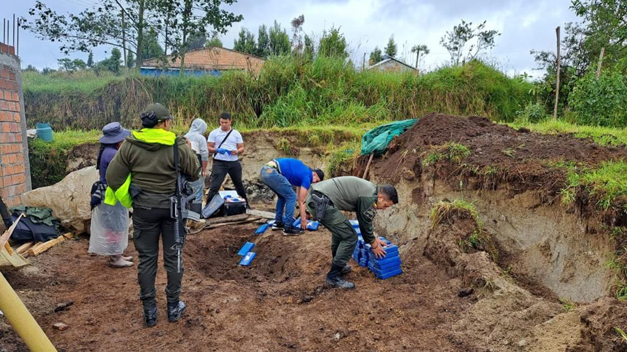 En Nariño incautaron 1.552 kilos de Clorhidrato de Cocaína y capturaron a dos personas