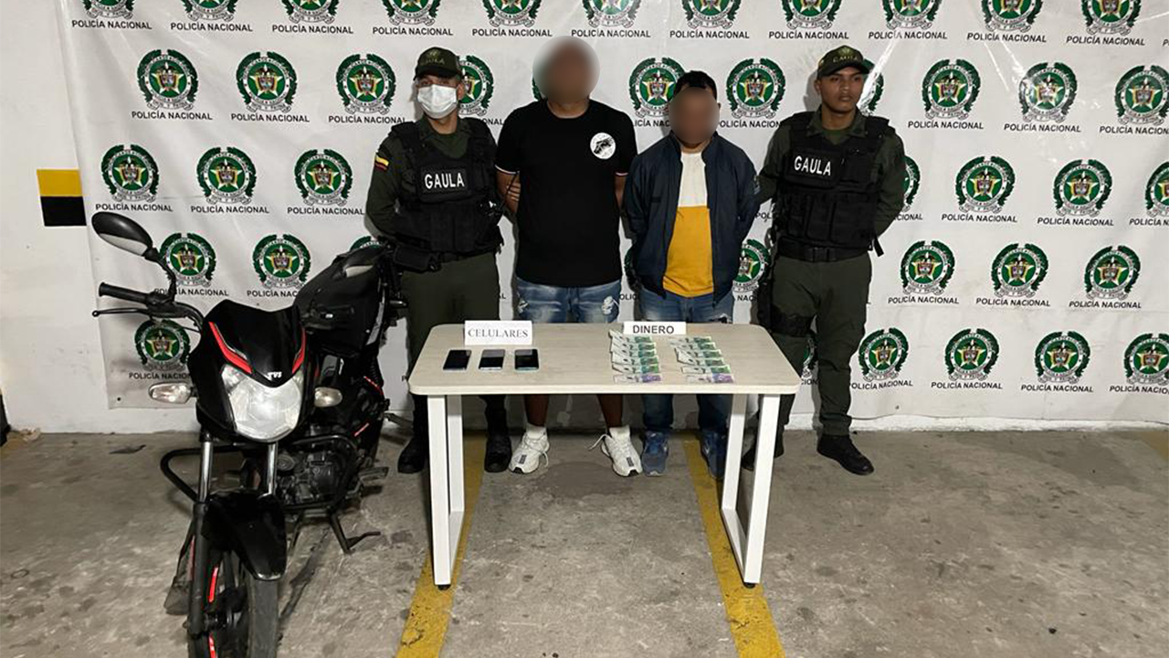 Extorsionistas capturados pedían el dinero en ‘cajitas’ de condimentos