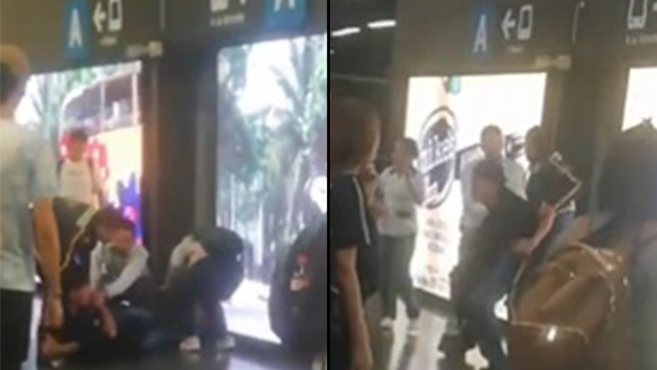 Gritos de joven presuntamente detenido en el Metro causan impresion