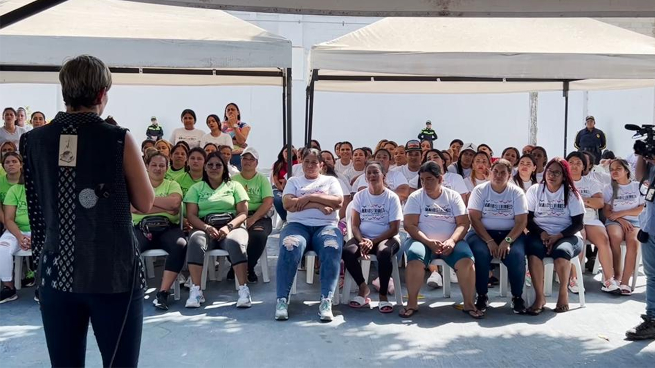 La Primera Dama visitó a las mujeres del centro penitenciario El Buen Pastor de Barranquilla