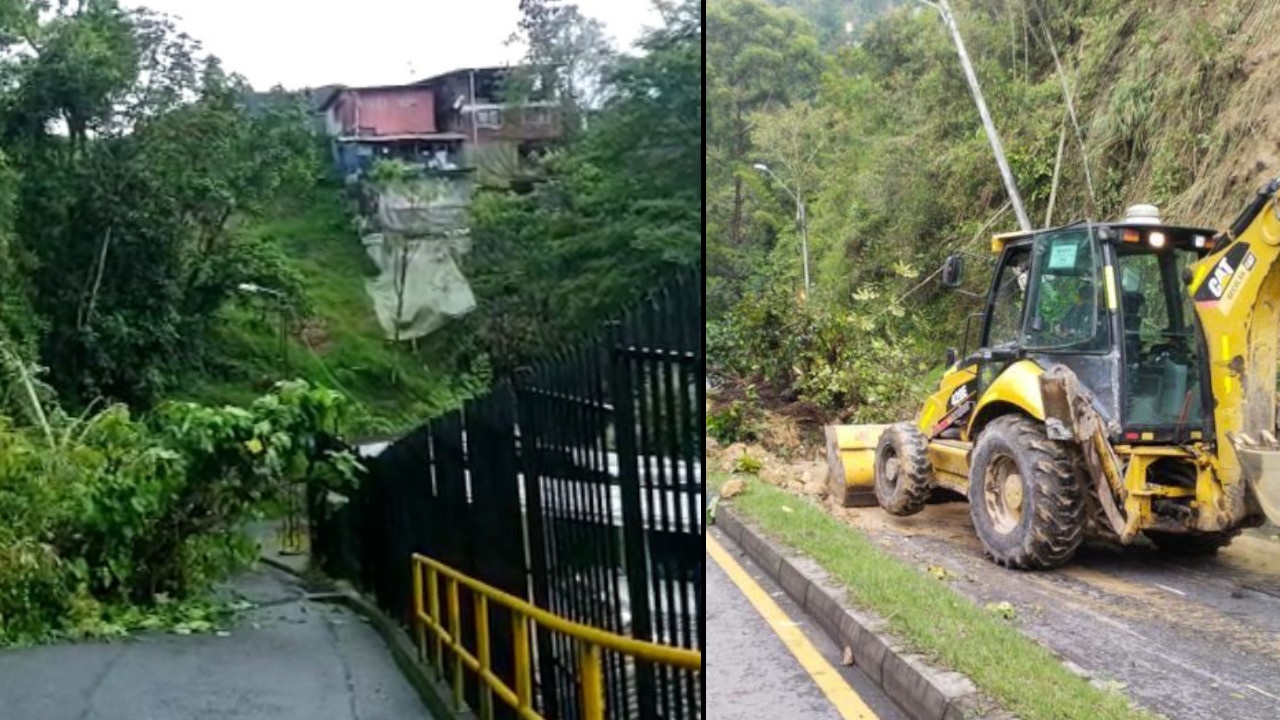 No paran las afectaciones a la movilidad en Manizales por el mal clima