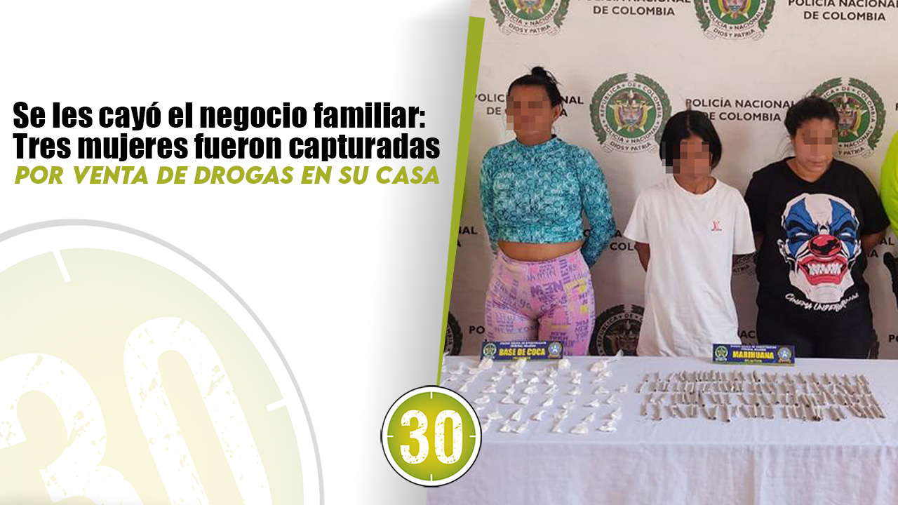 [VIDEO] Tres mujeres fueron capturadas por venta de drogas en su casa ...