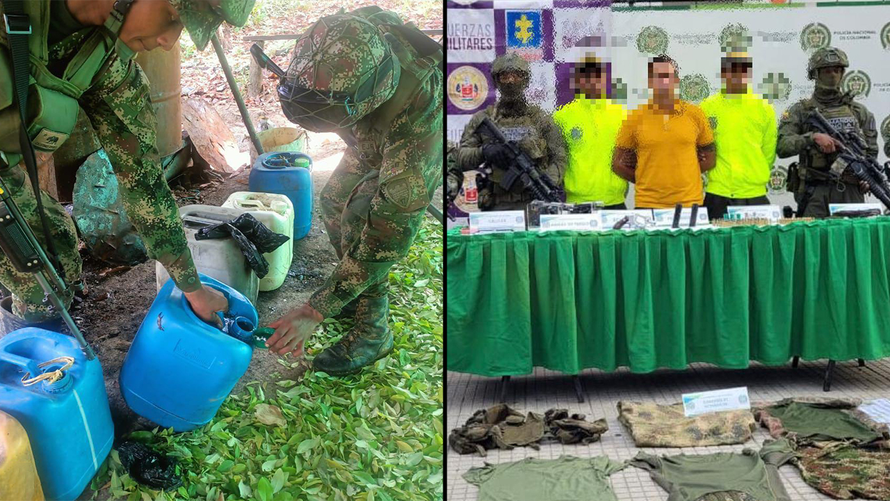 Un capturado y dos laboratorios de pasta base de coca del Clan del Golfo desmantelados por el Ejército en Urabá