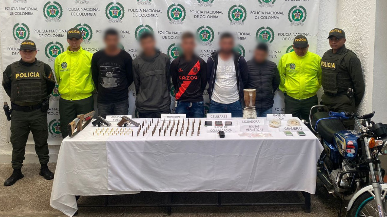 [VIDEO] Capturaron a 'Los Areperos', estarían distribuyendo 'vicio' en el nordeste de Antioquia