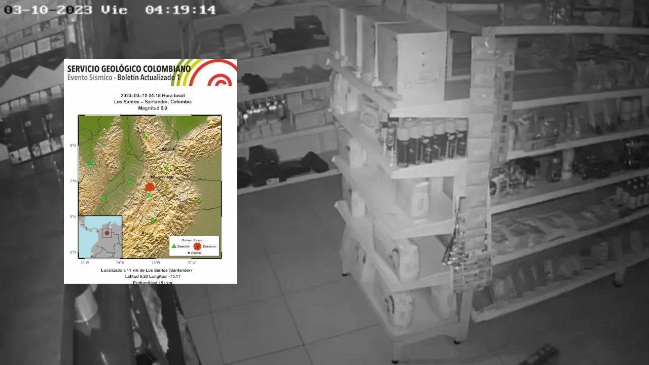 [VIDEO] Impactantes imágenes del temblor en Antioquia