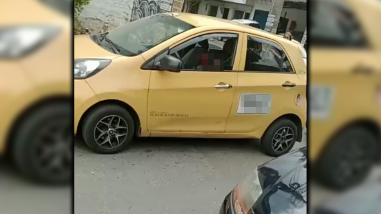 [VIDEO] Le dispararon a un taxista en Bello