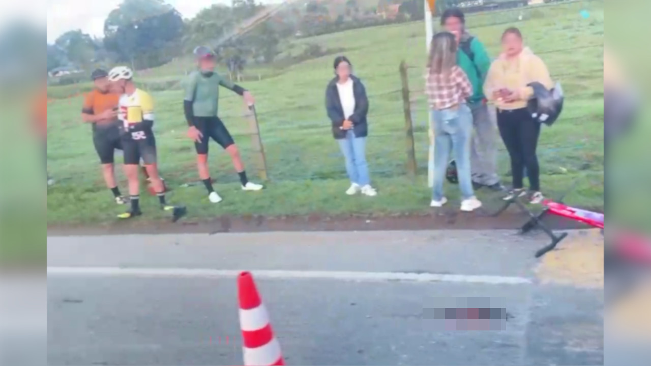 Identificaron al ciclista que murió al ser atropellado en la vía Rionegro – La Ceja, era de Medellín