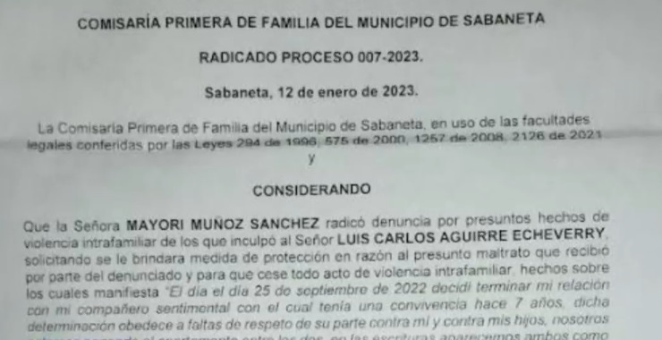El documento que podría esclarecer el feminicidio de la mujer atacada con químico en Sabaneta