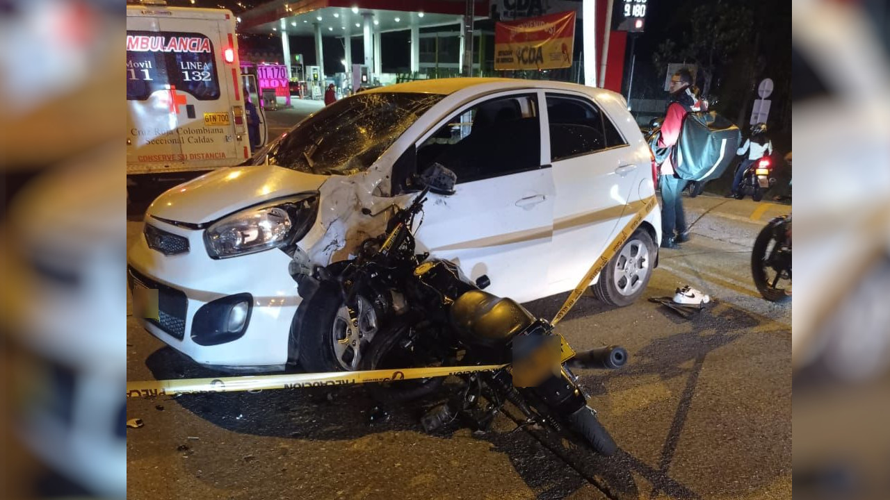 Grave accidente en Manizales deja una persona muerta