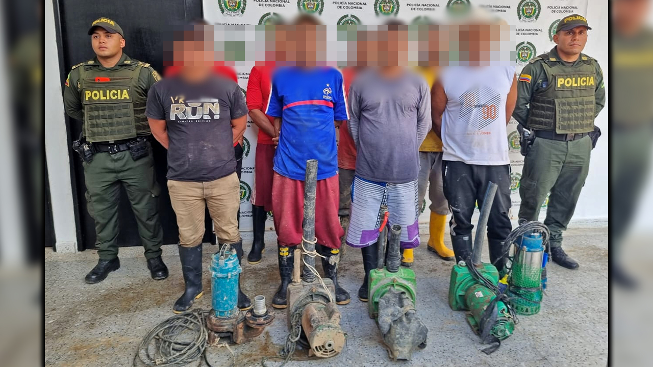 Capturados por explotación de recursos naturales