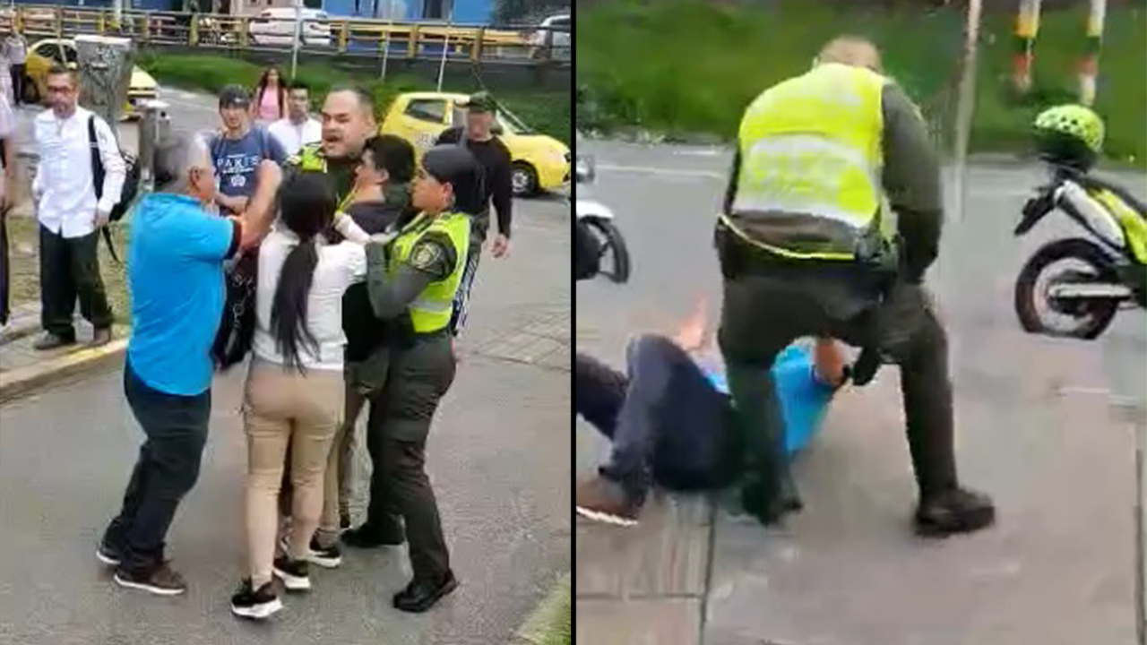 Denuncian abuso policial contra adulto mayor en Itagüí