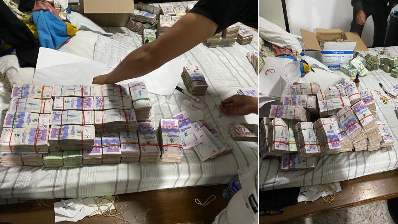 Dinero incautado
