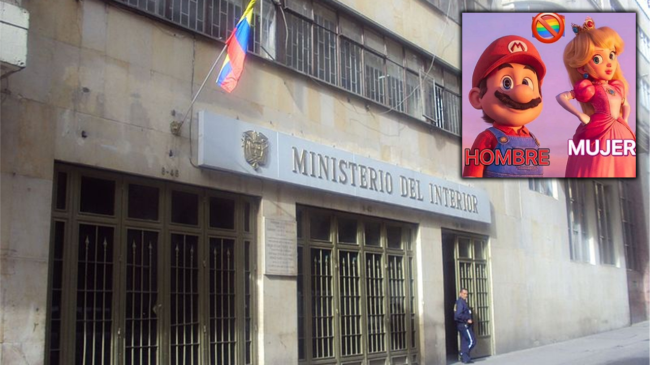 El trino sobre ‘Mario Bros’ que borró MinInterior, donde deseaban que ‘Luigi’ fuera miembro de la comunidad LGBTI