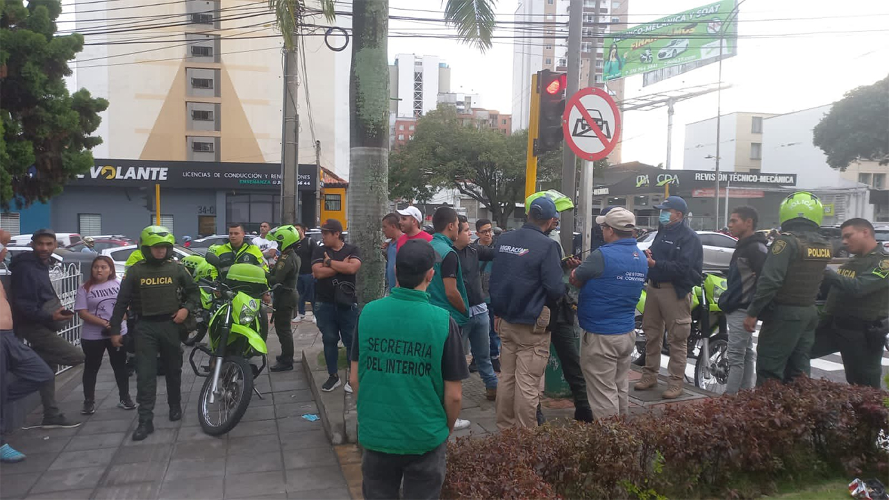‘Limpiavidrios’ fue capturado con una pistola en un semáforo de Bucaramanga