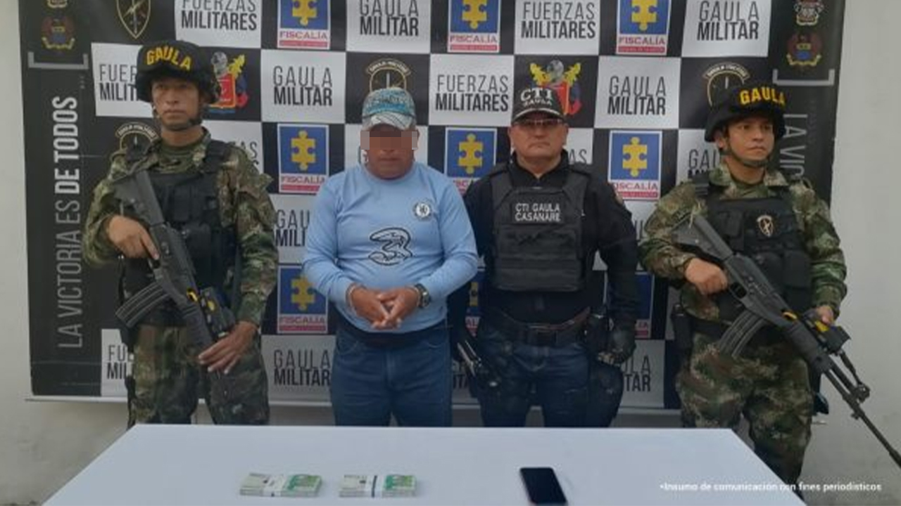 Se hacía pasar por miembro de las disidencias en Casanare para extorsionar